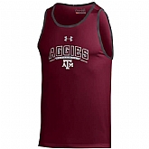 Texas Ax26M Aggies Under Armour Tech Tank WEM Top - Maroon,baseball caps,new era cap wholesale,wholesale hats